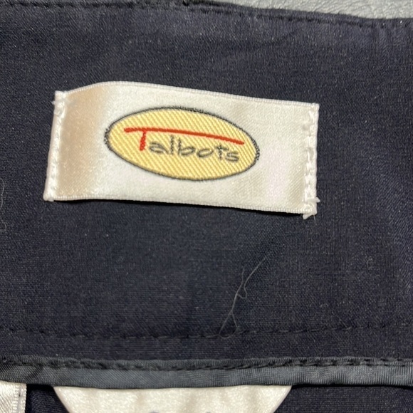 TALBOTS. Size 6. Navy blue. Flat front trouser. Dress pant. Measure 29” waist. - Picture 7 of 8